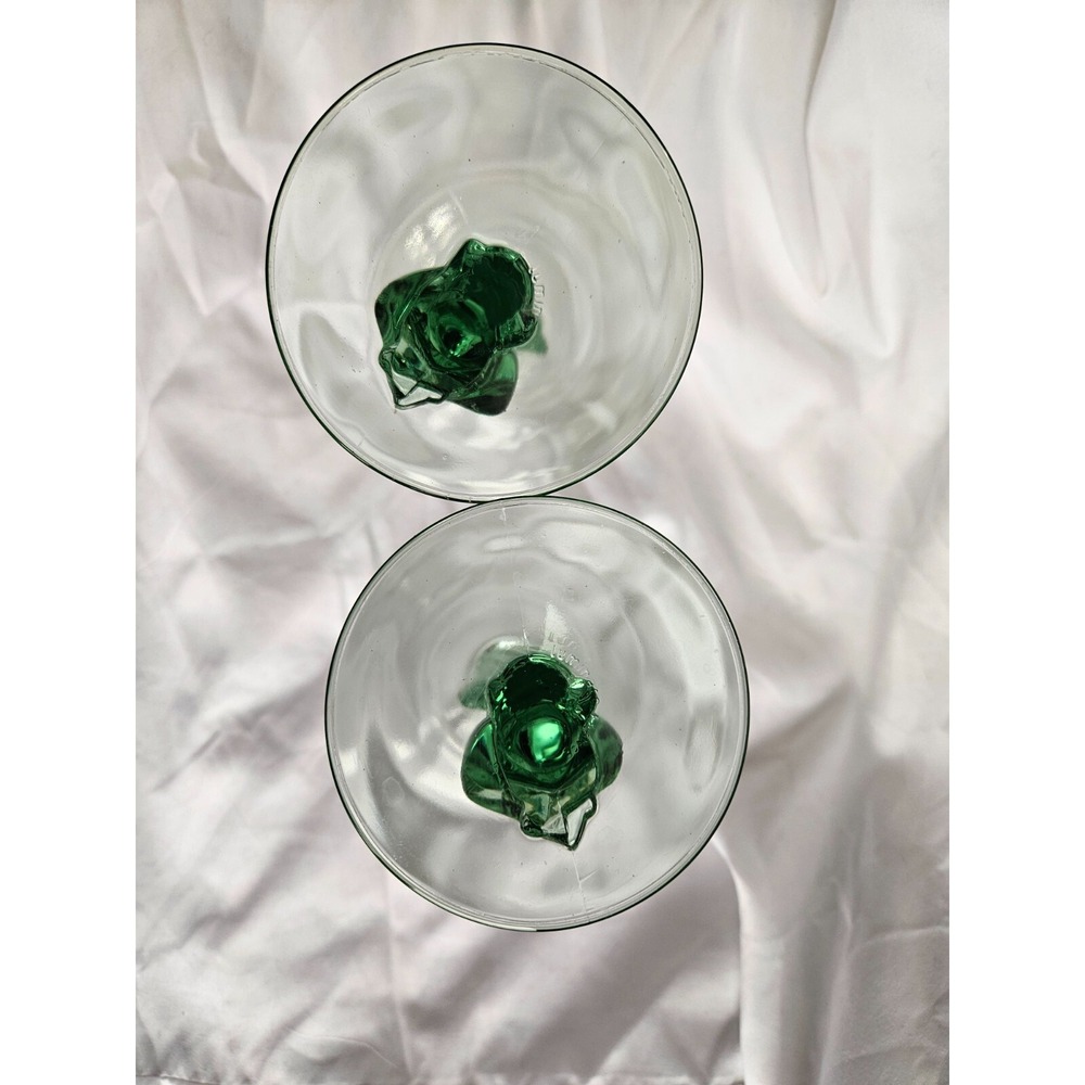 Mexican Margarita Glasses Barware With Sleeping Siesta Man & Cactus Set Of 2 - Picture 4 of 5